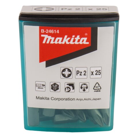 Makita B-24614 PZ Bit 2x25 25Stk EN