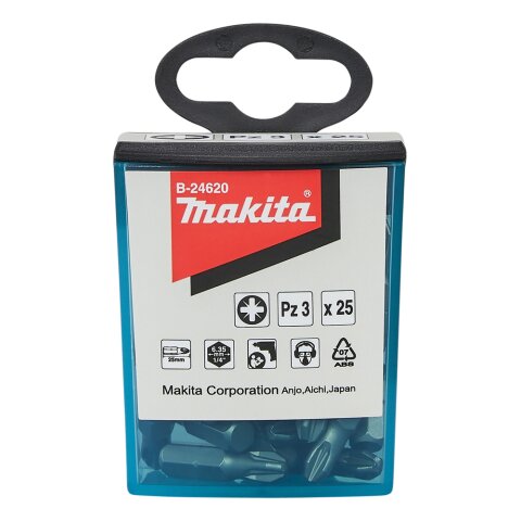 Makita B-24620 PZ Bit 3x25 25Stk EN