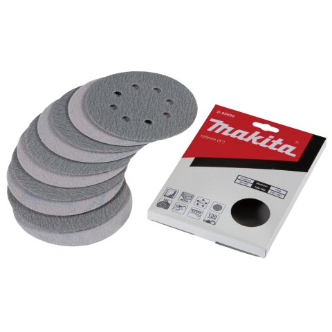 Makita D-65850 Schleifpapier Klett 125mm K120(10)