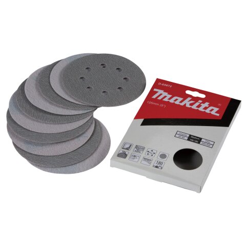Makita D-65872 Schleifpapier Klett 125mm K180(10)