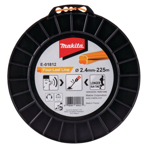 Makita E-01812 Mähfaden Four Leaf 2,4mmx225m