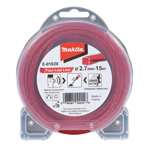 Makita E-01828 Mähfaden Four Leaf 2,7mmx15m