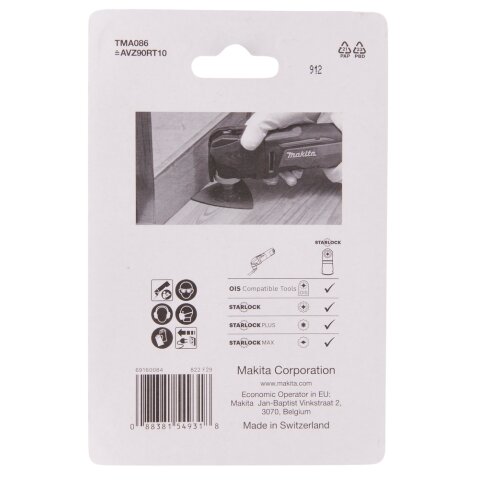 Makita B-69820 HM-Deltaplatte 90 TMA086 EN