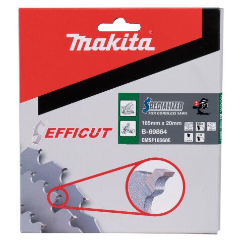 Makita B-69864 EFFICUT Sägeb.165x20x60Z