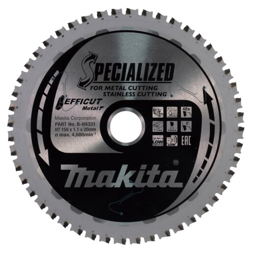 Makita B-69331 EFFICUT Sägeb. 150x20x48Z