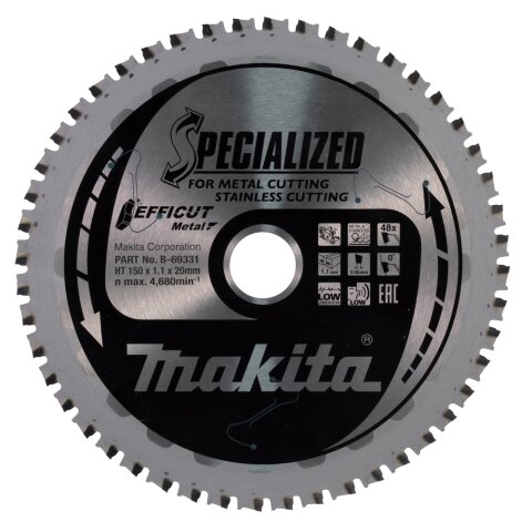 Makita B-69331 EFFICUT Sägeb. 150x20x48Z