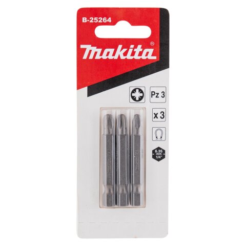 Makita B-25264 PZ Bit 3x50mm 3Stk EN
