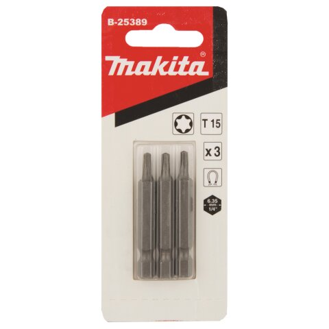 Makita B-25389 Bit T15x50mm 3Stk. EN