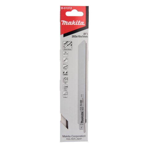 Makita B-51312 Reciproblatt TC/HM 200/18Z" EN