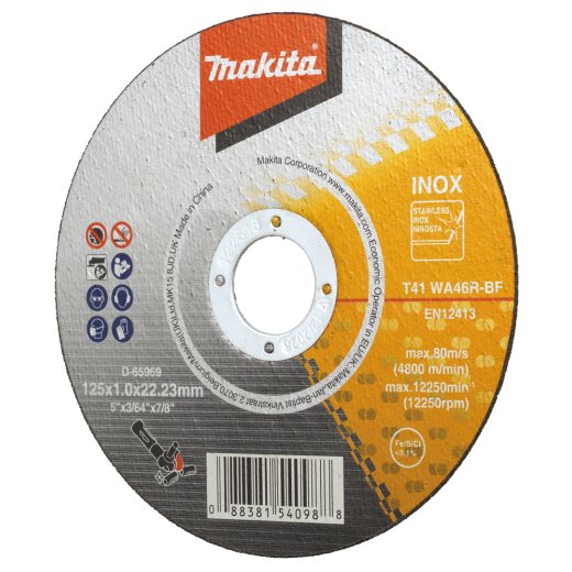 Makita D-65969-12 Trennscheibe 125x1,0mm INOX