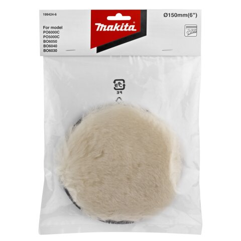 Makita 199424-6 Woll-Polierpad 150mm EN