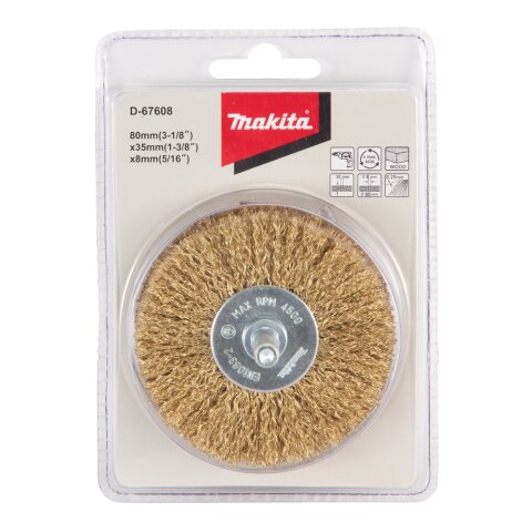 Makita D-67608 Rundbürste 80mm EN