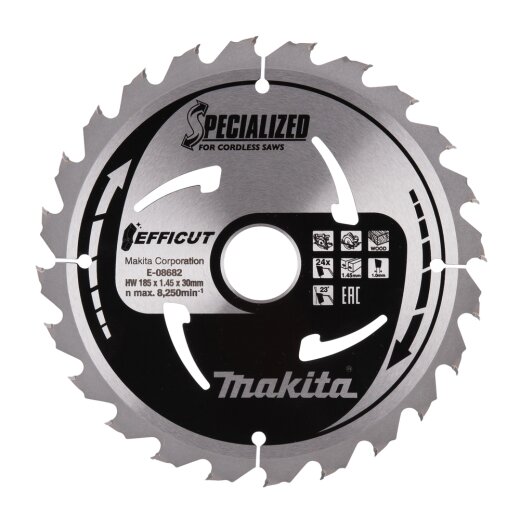 Makita E-08682 EFFICUT Sägeb.185x30x24Z