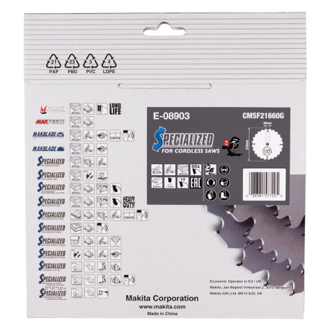 Makita E-08903 EFFICUT Sägeb.216x30x60Z