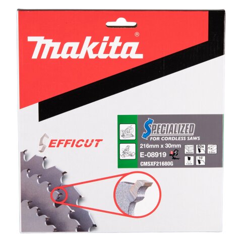 Makita E-08919 EFFICUT Sägeb.216x30x80Z
