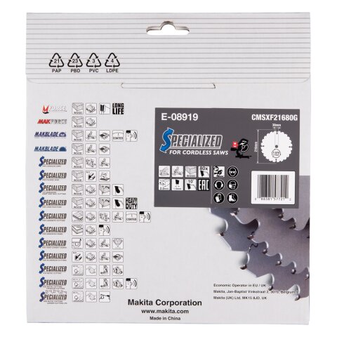 Makita E-08919 EFFICUT Sägeb.216x30x80Z