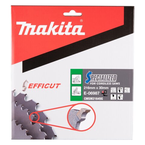 Makita E-06987 EFFICUT Sägeb.216x30x45Z EN