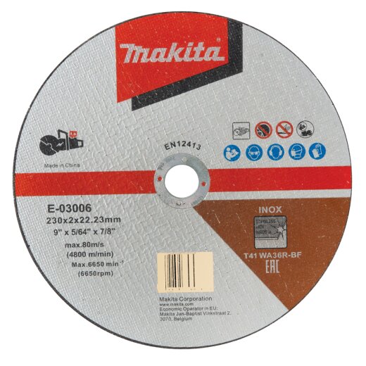 Makita E-03006 Trennscheibe 230x1,9mm INOX
