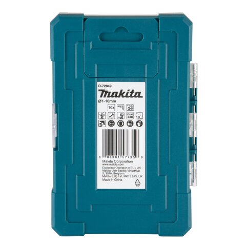 Makita D-72849 Bohrer-Set HSS 10tlg