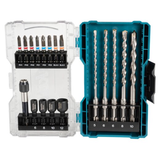 Makita E-07026 Bohrer-Bit-Set 18-tlg EN