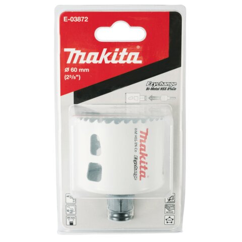 Makita E-03872 EZYCHANGE BIM-Lochsäge 60mm EN