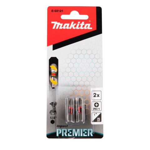 Makita E-03121 Torsion Bit PH1-25 2Stk