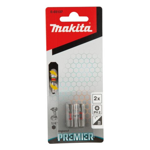 Makita E-03137 Torsion Bit PH2-25 2Stk