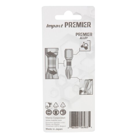 Makita E-03165 Torsion Bit PZ1-25 2Stk