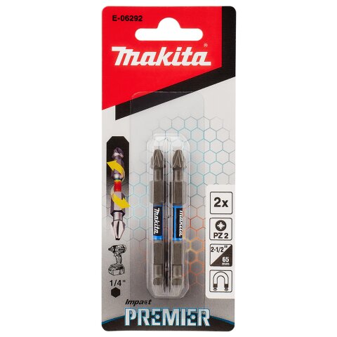 Makita E-06292 Torsion doppel Bit PZ2-65 2Stk