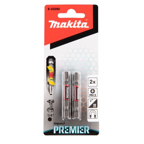 Makita E-03280 Torsion Bit PH3-50 2Stk