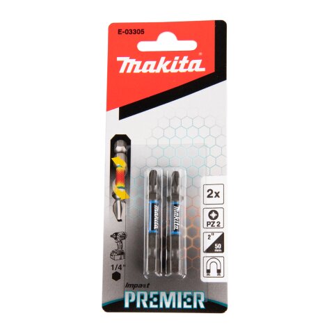 Makita E-03305 Torsion Bit PZ2-50 2Stk EN