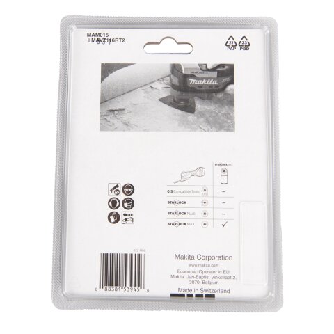 Makita B-66553 HM-Deltaplatte 116 MAM015 EN