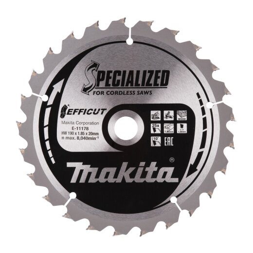 Makita E-11178 EFFICUT Sägeb.190x20x25Z