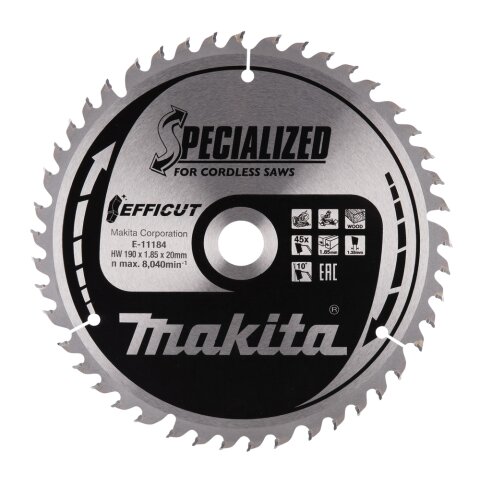 Makita E-11184 EFFICUT Sägeb.190x20x45Z