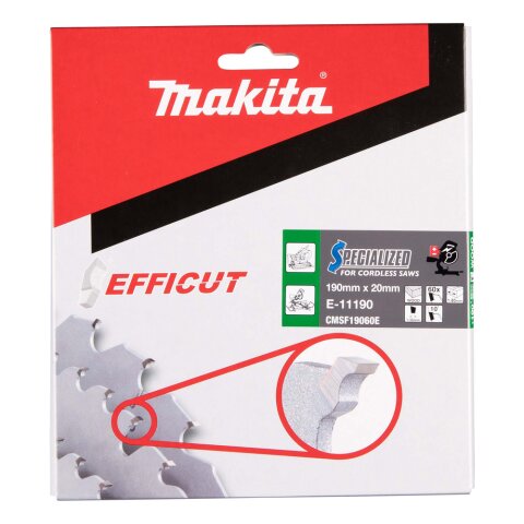 Makita E-11190 EFFICUT Sägeb.190x20x60Z