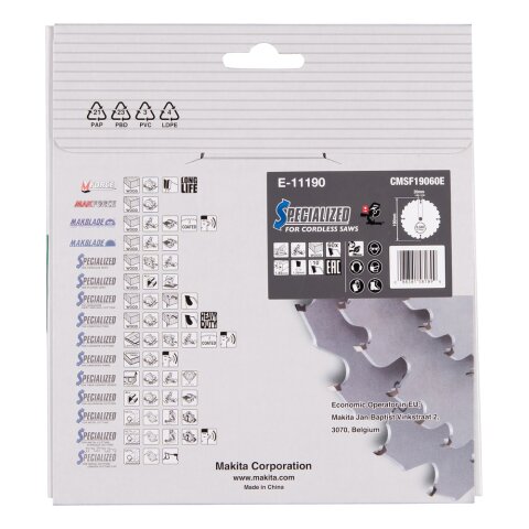 Makita E-11190 EFFICUT Sägeb.190x20x60Z