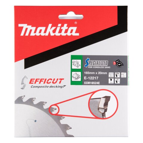 Makita E-12217 EFFICUT Sägeb.165x20x24Z