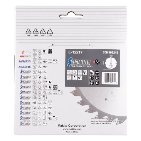 Makita E-12217 EFFICUT Sägeb.165x20x24Z