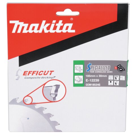 Makita E-12239 EFFICUT Sägeb.185x30x24Z EN
