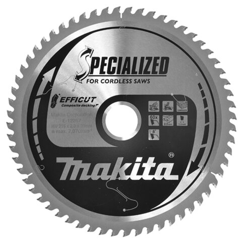 Makita E-12267 EFFICUT Sägeb.216x30x60Z