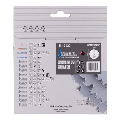 Makita E-12120 EFFICUT Sägeb.136x20x25Z EN