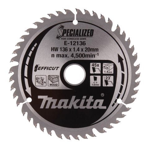 Makita E-12136 EFFICUT Sägeb.136x20x45Z