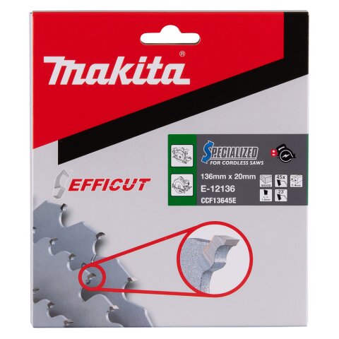 Makita E-12136 EFFICUT Sägeb.136x20x45Z
