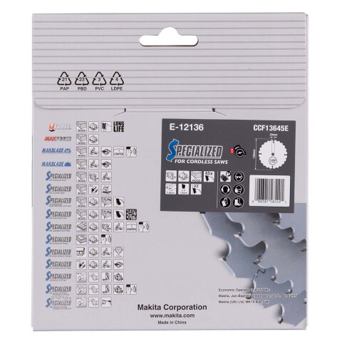 Makita E-12136 EFFICUT Sägeb.136x20x45Z