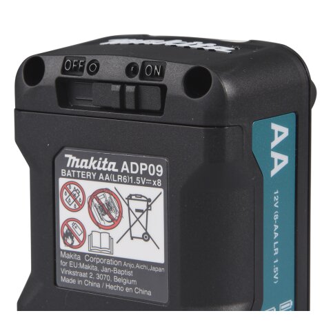 Makita CP00000001 Batterie-Adapter ADP09 f.Laser EN