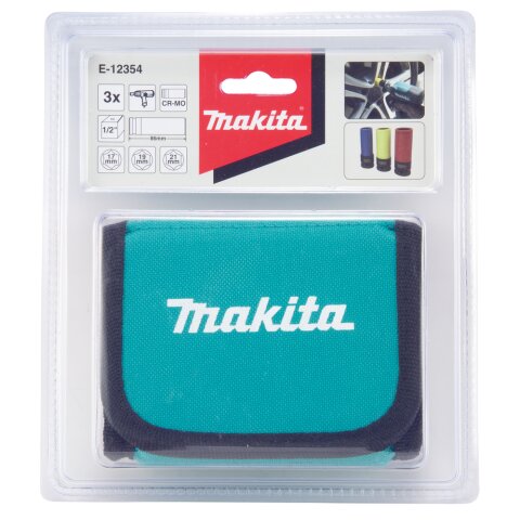 Makita E-12354 KFZ-Schlagnuss-Set 3tlg. 1/2" EN