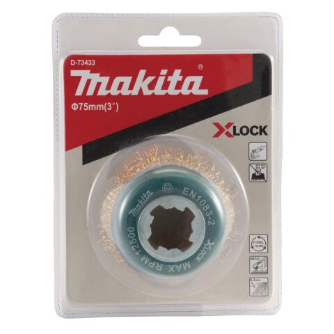 Makita D-73433 Topfb.75mm Messing X-Lock