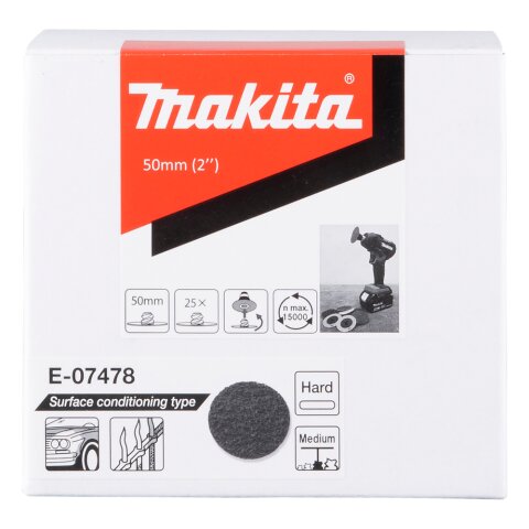 Makita E-07478 Vliesscheibe Hart-Medium 50mm