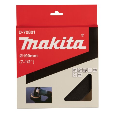 Makita D-70801 Polierpad Schwarz 190mm