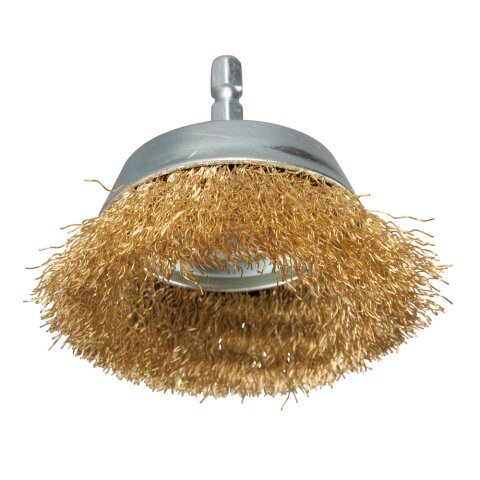 Makita D-73623 Topfb&uuml;rste 63mm Messing 1/4&quot;